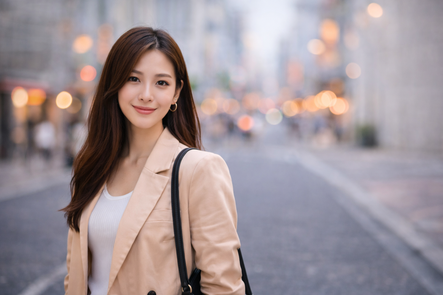 3分割構図でおしゃれなポートレート