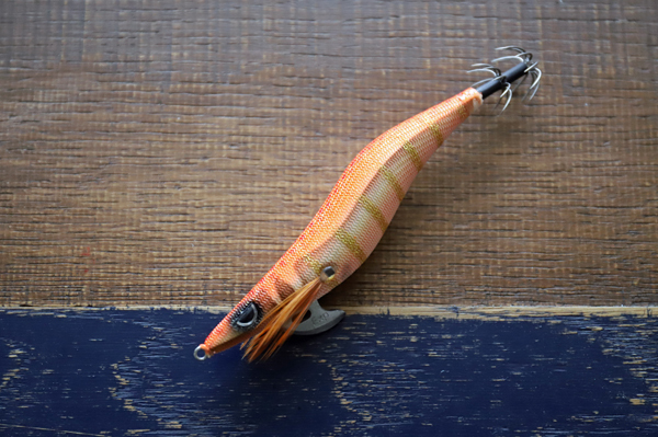 エギの姿勢・４５度