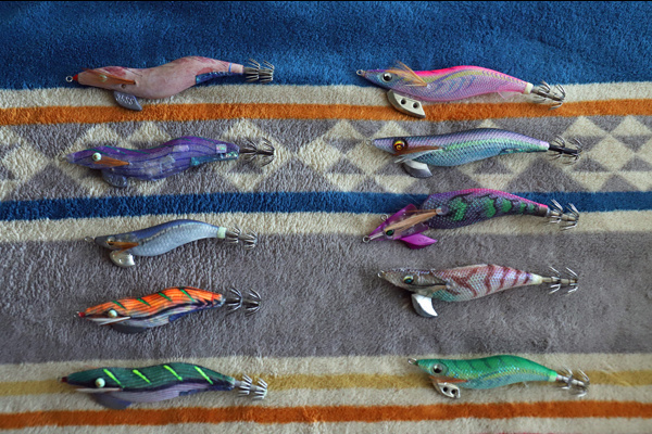 エギングのエギにおけるカラー＆サイズ選択