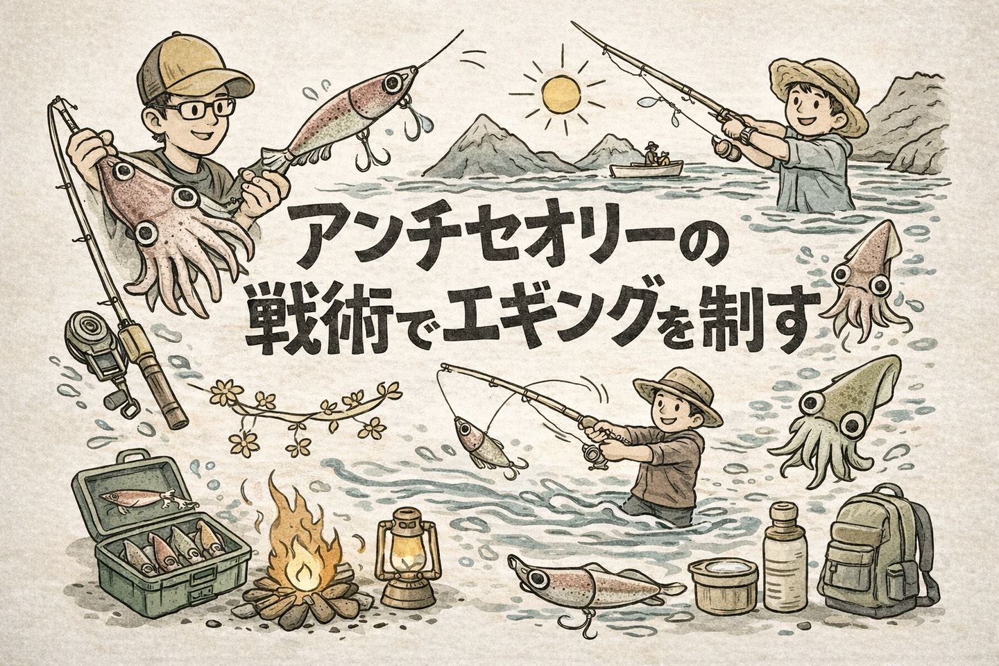 秋イカエギング｜アンチセオリーの戦術で釣り場を支配する