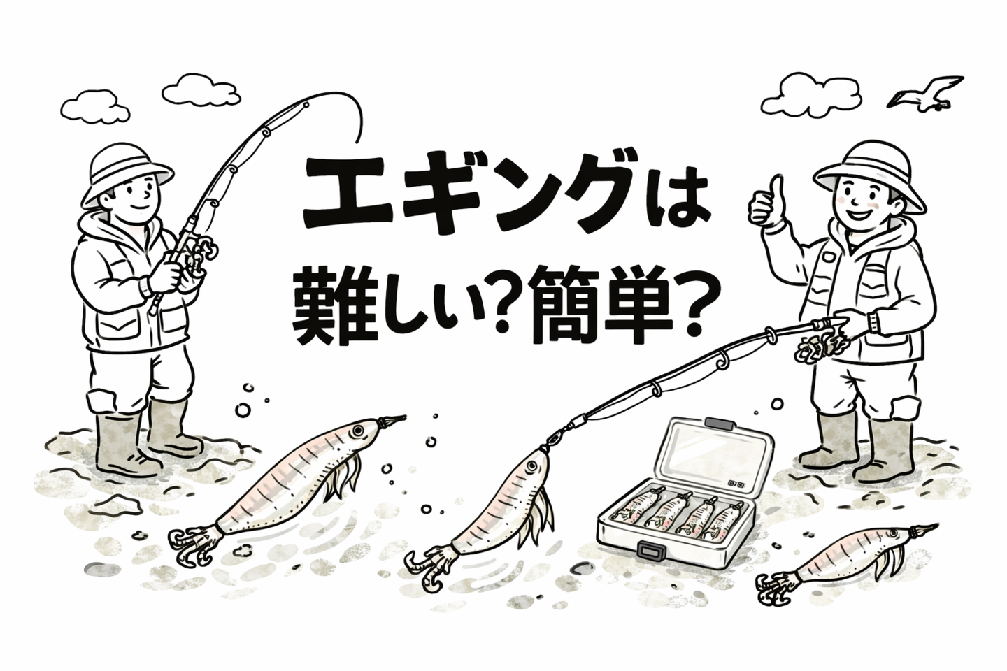 エギングは難しい？簡単？釣れない人の特徴