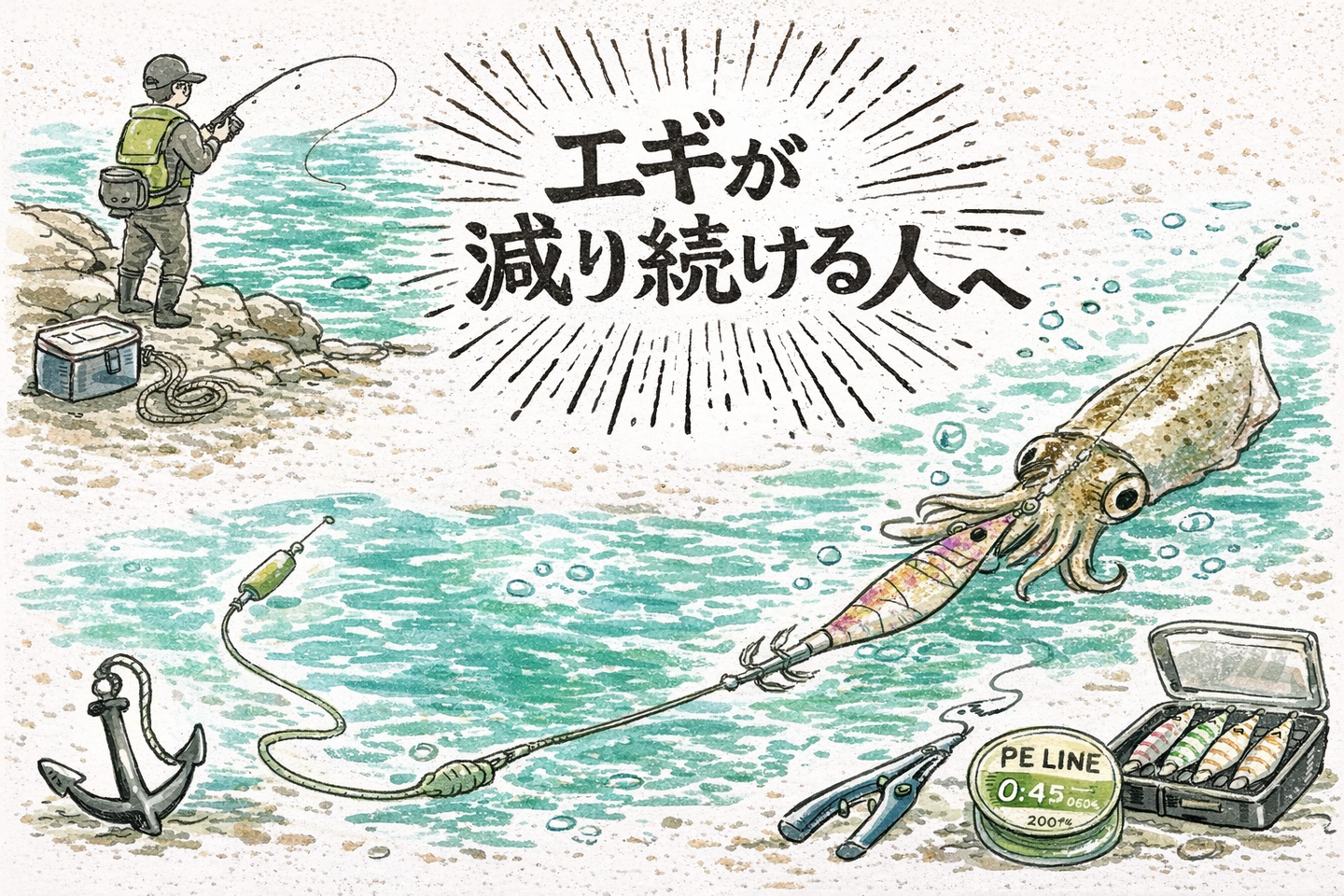 エギが減り続ける人へ｜高ギレ・根掛かりを防ぐ具体対策