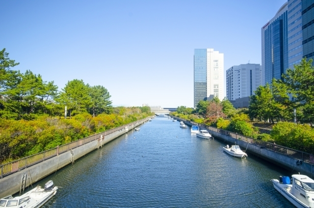 幕張海浜公園(浜田川河口、幕張の浜)