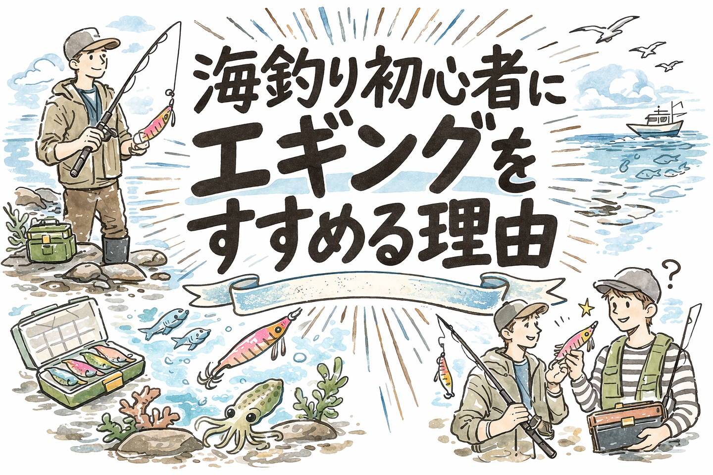 エギングで釣れないのはなぜ？結果を分ける考え方と攻め方
