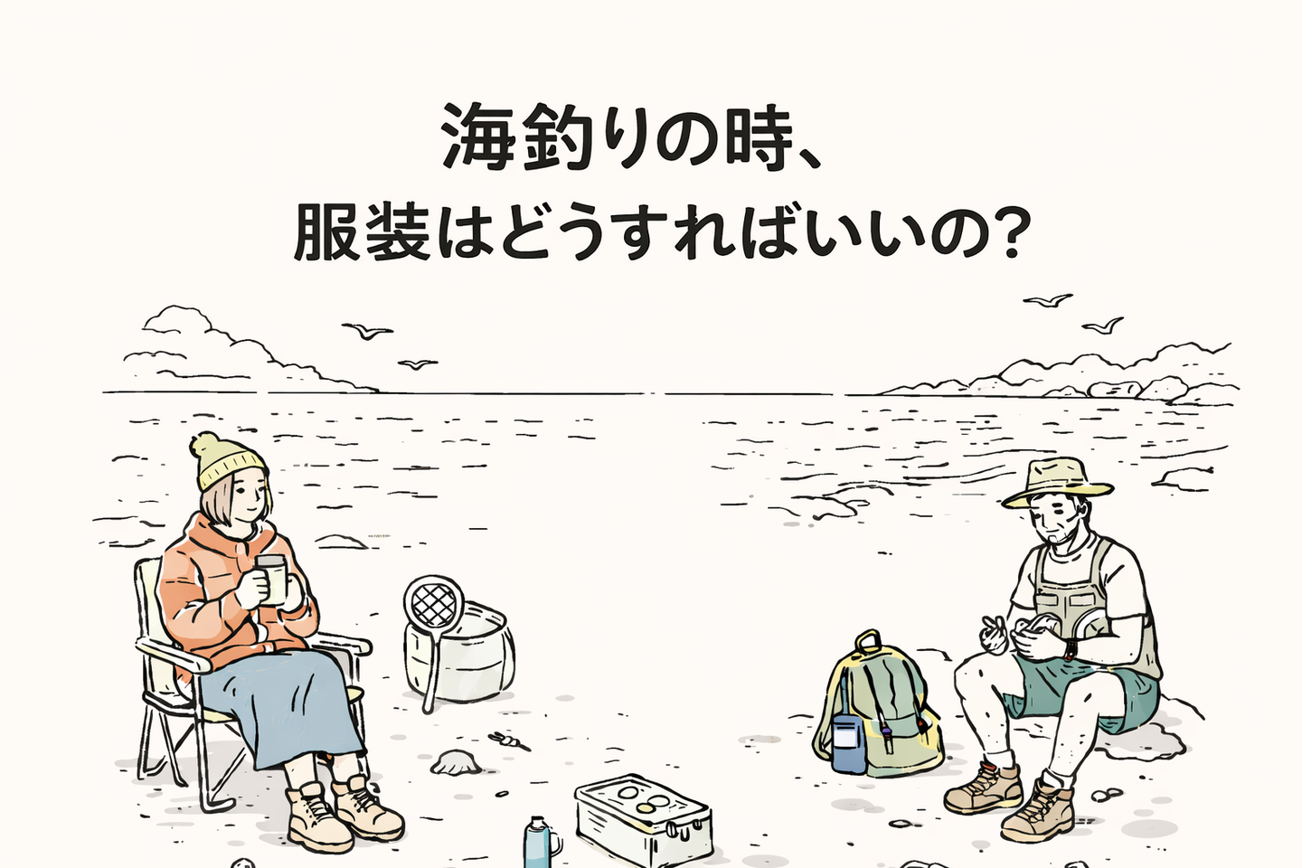 海釣り初心者の服装